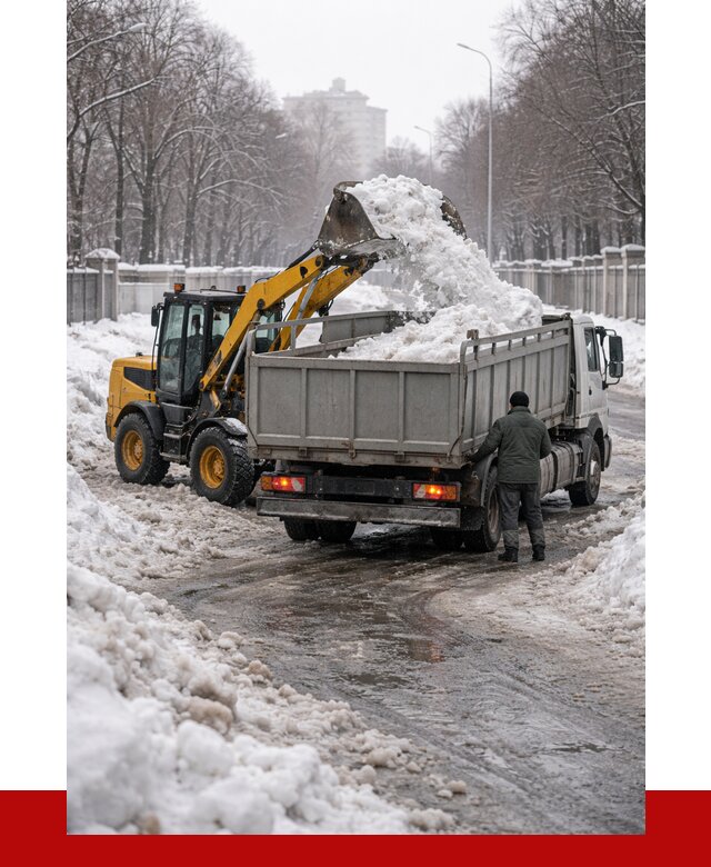 Вывоз снега с погрузкой в Златоусте от 3609 р. ПРОНЕРУДЗлт