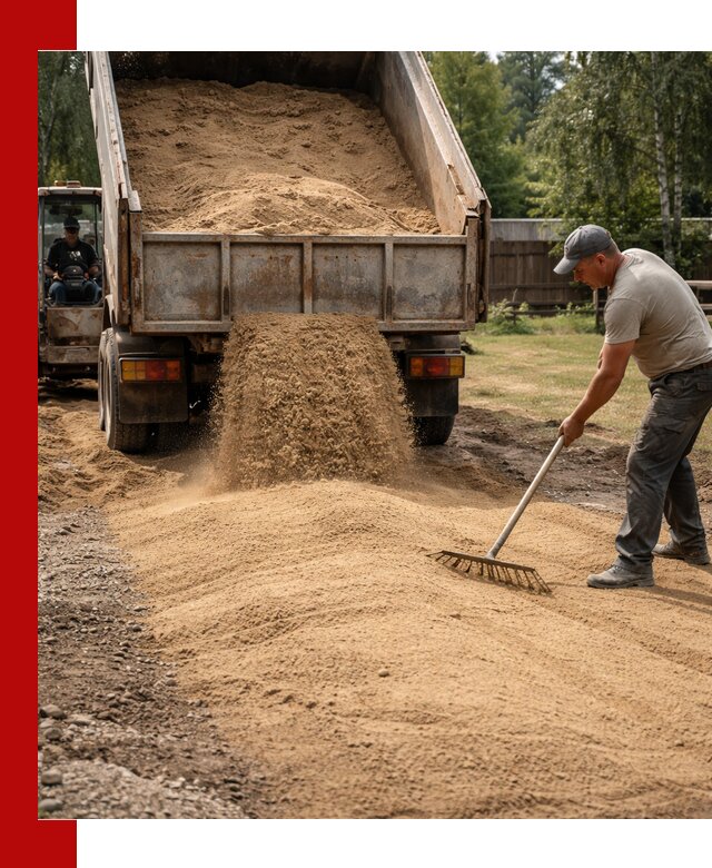 Отсыпка участка песком в Златоусте быстро и качественно