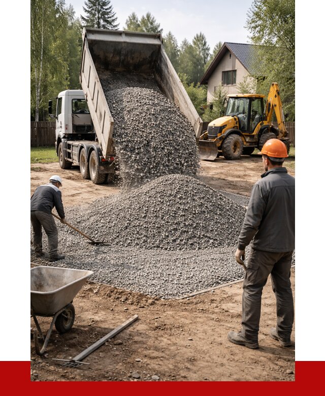 Отсыпка участка щебнем в Златоусте от 6702 р. ПРОНЕРУДЗлт