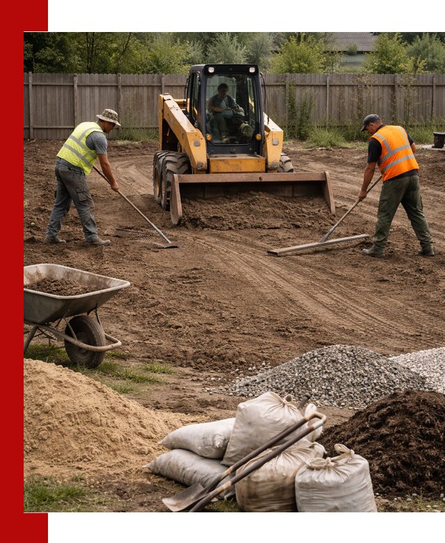 Выравнивание участка под строительство и благоустройство в Златоусте