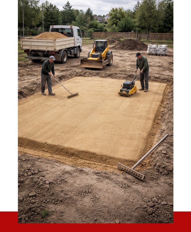 Устройство песчаной подушки в Златоусте от 4640 р. ПРОНЕРУДЗлт