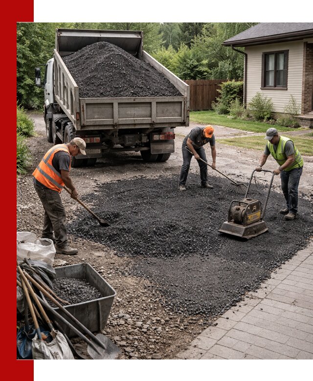 Асфальтовая крошка для двора с доставкой в Златоусте